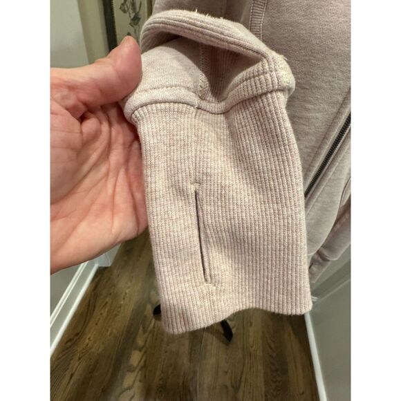 Lululemon Rare Light Pink Scuba Full Zip Hoodie - L - Picture 6 of 8
